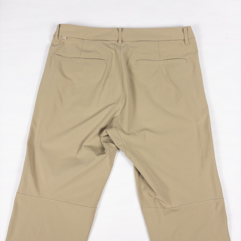 Lululemon ABC Commission Slim Pant Mens 34 Tofino Sand Warpstreme Chino Trousers - Picture 3 of 6